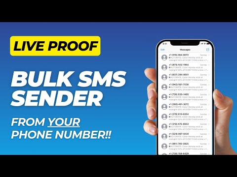 (2024) How to Send Bulk SMS with YOUR PHONE NUMBER & Excel (Unlimited SMS with YOUR Phone Plan) [Video]