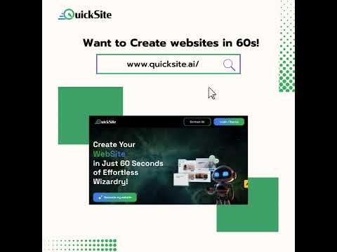 Build Your Free Website with QuickSite.ai | AI-Powered Website Builder [Video]