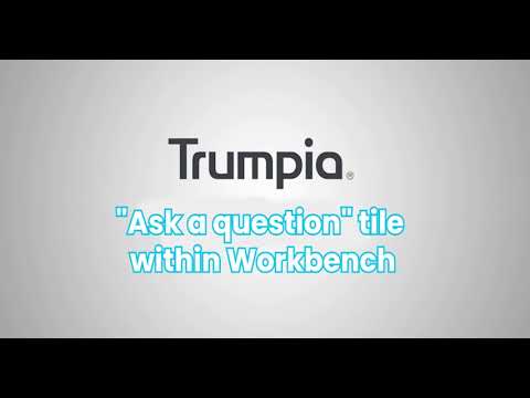 “Ask a Question” tile within Workbench | Automated Workflow Builder for SMS Marketing by Trumpia [Video]