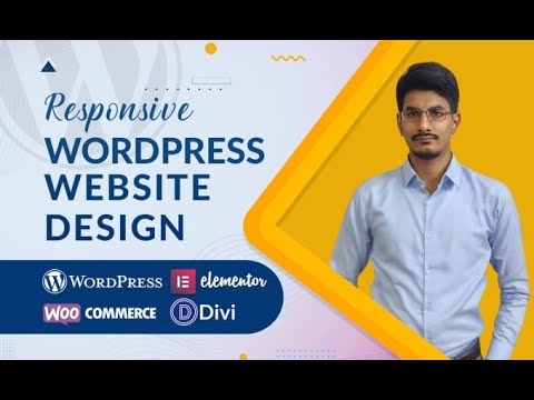 Create responsive wordpress website design, redesign, landing page [Video]