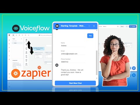 Automate Lead Gen! Chatbots & Zapier with Voiceflow (Easy Tutorial) [Video]