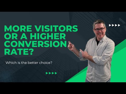 Website Management for Beginners: Increase Traffic or Improve the Conversion Rate? [Video]