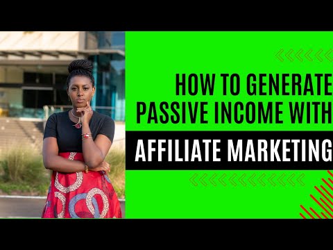 How to generate passive income with affiliate marketing (Key Strategy!) [Video]