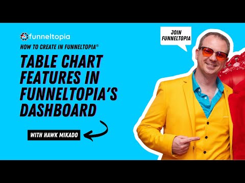 Table Chart Features in Funneltopia’s Dashboard [Video]