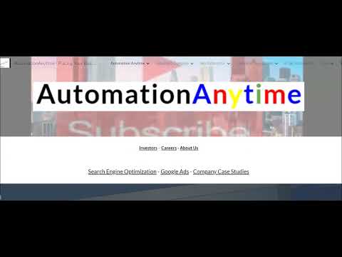 Automation Anytime  – A Review Of Services [Video]