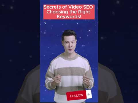 Choosing the Right Keywords for Video SEO Success!