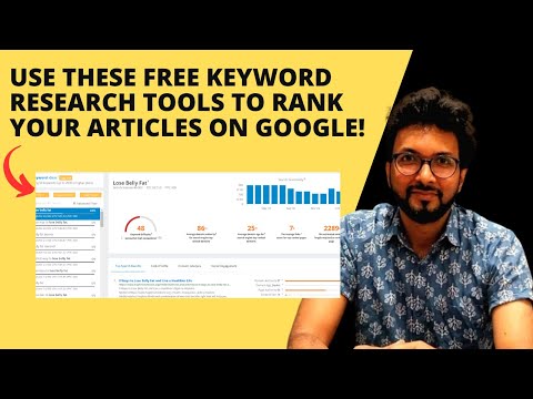 Use these Free Keyword Research Tools to rank your articles on Google! [Video]