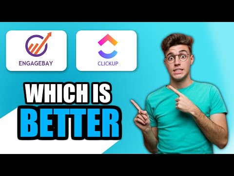 EngageBay vs ClickUp – Features Comparison – Which is the better CRM in 2024 [Video]