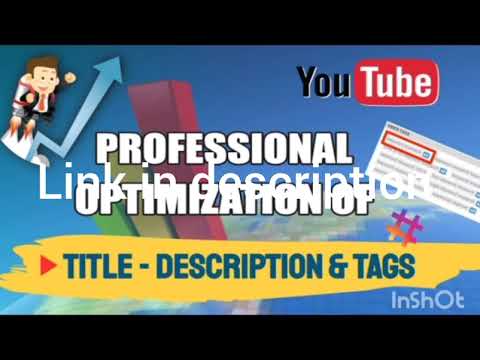 Do best YouTube video seo expert optimization and channel growth manager