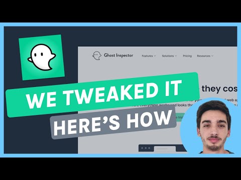 SaaS Landing Page Teardown: Ghost Inspector – We changed these tweaks to boost their conversions! [Video]