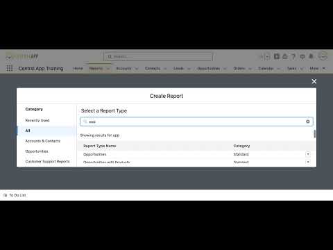 How to Build a Salesforce Report – CentralApp Training [Video]