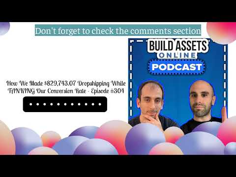 How We Made $829,743.07 Dropshipping While TANKING Our Conversion Rate – Episode #304 | Build… [Video]