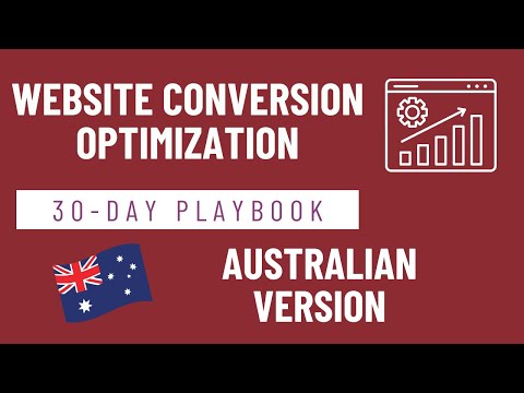 Website Conversion Optimization – Australian [Video]