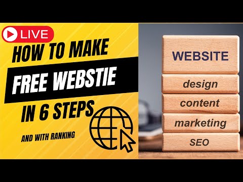 how to make website free 2024 - google with rankings [Video]