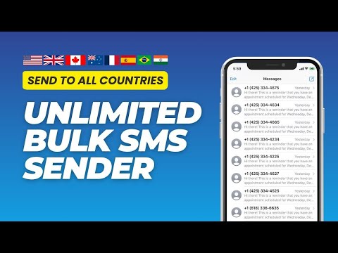 How To Send Unlimited Bulk SMS on Any Device 2024 New Method [Video]