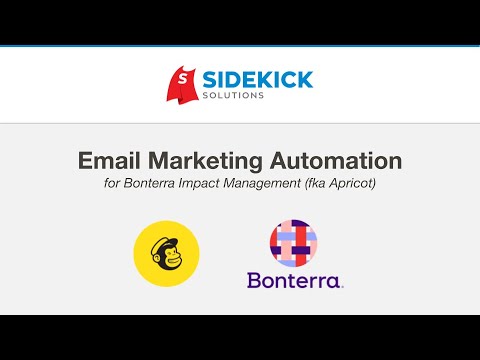 Email Marketing Automation for Bonterra Impact Management (fka Social Solutions Apricot) [Video]
