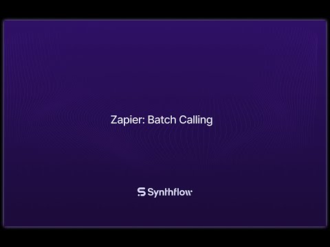 Zapier Batch Calling [Video]