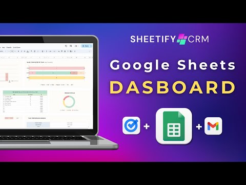 Google Sheets Analytics Dashboard Overview (Measure Performance) [Video]