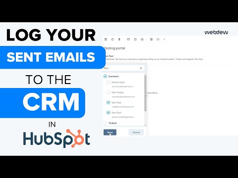 How to log your sent email to HubSpot CRM [Video]