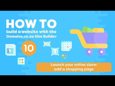 Launch Your Online Store: Add a Shopping Page | Website Builder Tutorial [Video]