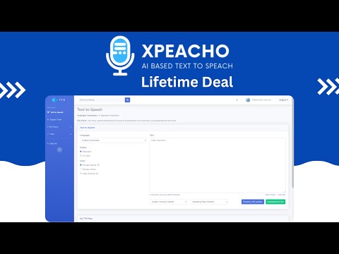 Xpeacho Lifetime Deal – The Best AI-Based Text To Speech Tool [Video]