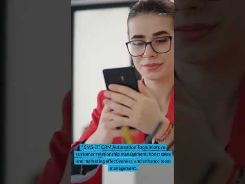 SMS-iT CRM Automation Tools: AI Powered [Video]