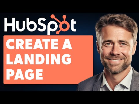 How to Create a Landing Page using Hubspot (Full 2024 Guide) [Video]