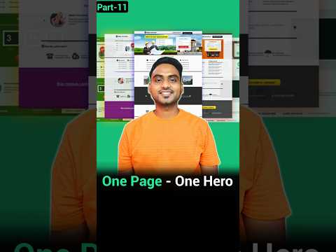 One page one hero. [Video]