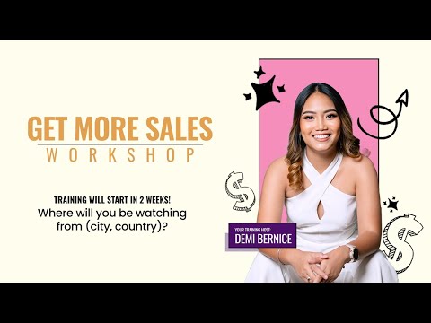 Get More Sales Workshop (FREE Training) [Video]