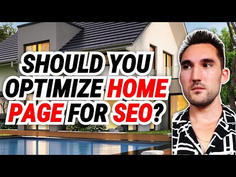 Should You Optimize Your Home Page For SEO? [Video]