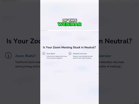 Unlocking the Power of Zoom Meetings  Generate Hot Profile Leads [Video]