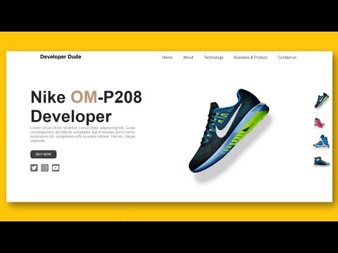 01 | Building a Website’s Landing page using HTML, CSS & JS | Frontend Project [Video]