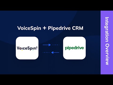 VoiceSpin & Pipedrive integration [Video]