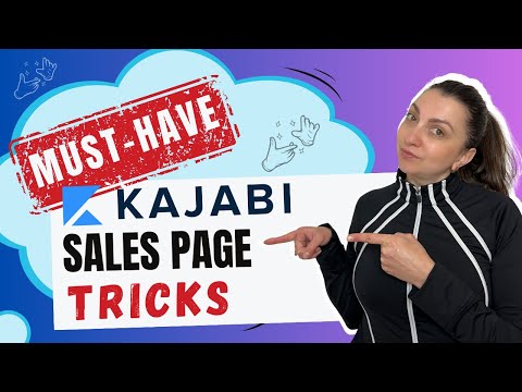 Insider Secrets: 10 Tips for Kajabi Landing and Website Page Design That Save You Time! [Video]
