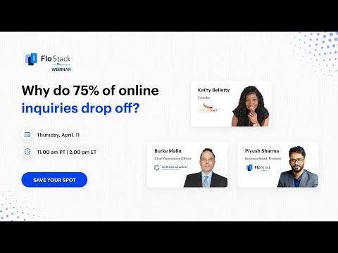 Why do 70% of online inquiries drop off? [Video]