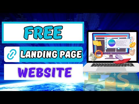 How To Create A Free Landing Page With Canva Templates (Step by Step) [Video]