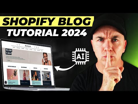 Shopify Blog Tutorial For Beginners 2024 | Everything You NEED To KNOW! [Video]