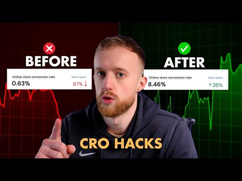 Shopify Conversion Rate Optimisation Hacks That You Can Apply Today [Video]