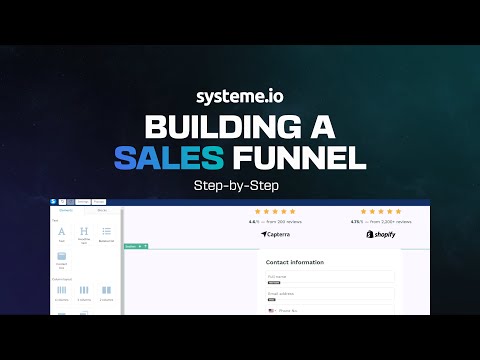 How To Build a Sales Funnel in [Systeme io] FREE Course [Video]
