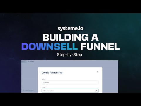 How To Build A Downsell Funnel in [Systeme .io] FREE Course [Video]