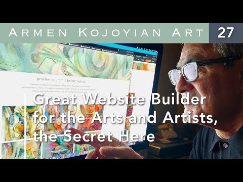 Great Website Builder for the Arts and Artists, the Secret Here [Video]