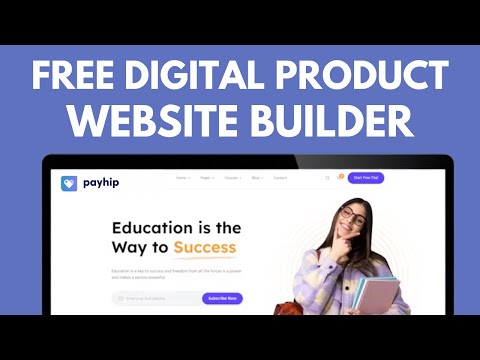 Free Website Builder For Digital Products (2024) [Video]