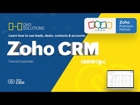 Learn how to use leads, deals, contacts & accounts  | Zoho CRM Tutorial | Zoho CRM Malayalam  | Zoho [Video]