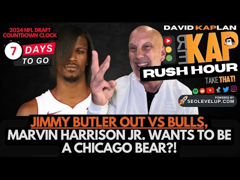 REKAP Rush Hour 🚗: Jimmy Butler OUT vs Bulls, Marvin Harrison Jr. wants to be a Chicago Bear?! [Video]