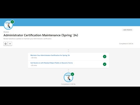 #administrator  #certification  #maintenance  (Spring ’24) [Video]