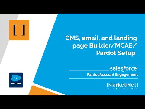 Configuration and use of CMS Workspace and email builder for Salesforce Pardot/Account Engagement [Video]
