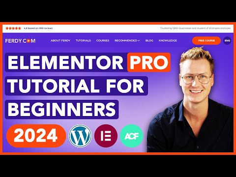 How To Make A WordPress Website With Elementor Pro 2024 [Video]