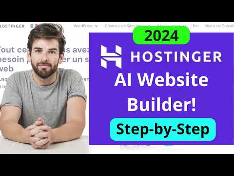 Master the Hostinger AI Website Builder: 2024 Step-by-Step Tutorial [1] [Video]