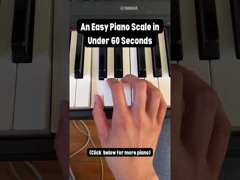 An Easy Piano Scale in Under 60 Seconds [Video]