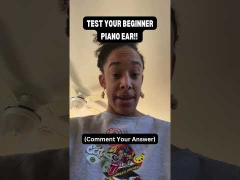 PIANO BEGINNER CHALLENGE Test your ear! [Video]